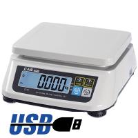TERAZİ CAS SW-IICR 30 KG AKULU USB